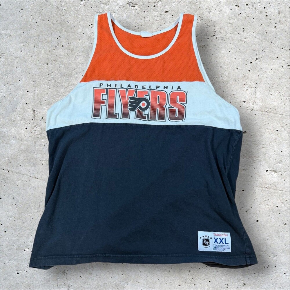 Mitchell & Ness Philadelphia Flyers NHL Tank Top Shirt Men’s XXL Throwback